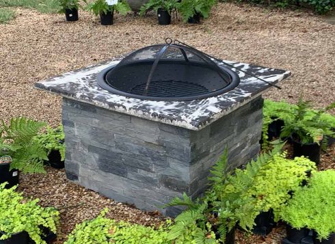 newly built fire pit flint tx